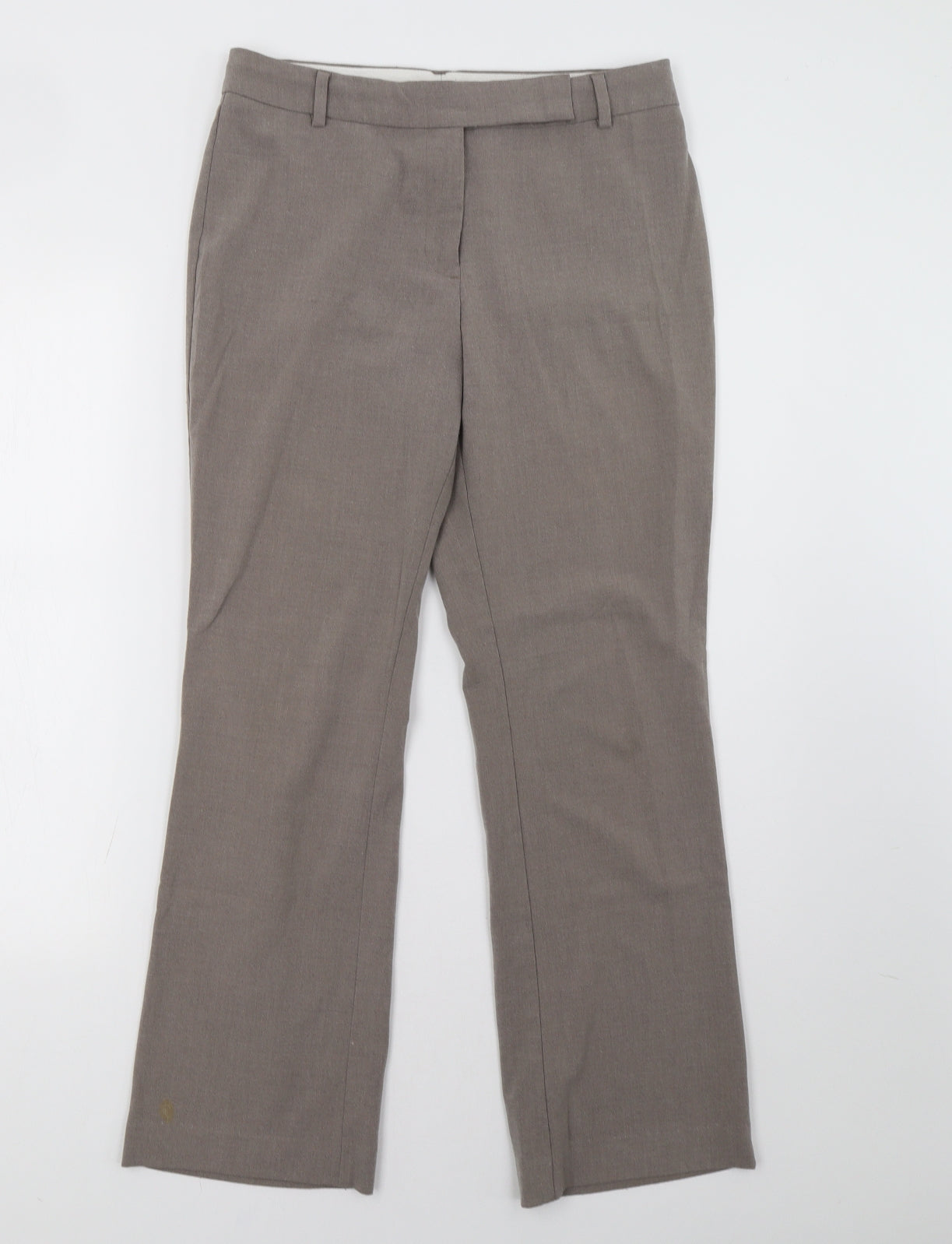 Womens UK Size 10 Marks and Spencer Regular Fit  Grey Trousers