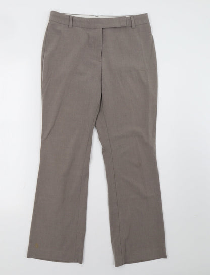 Womens UK Size 10 Marks and Spencer Regular Fit  Grey Trousers