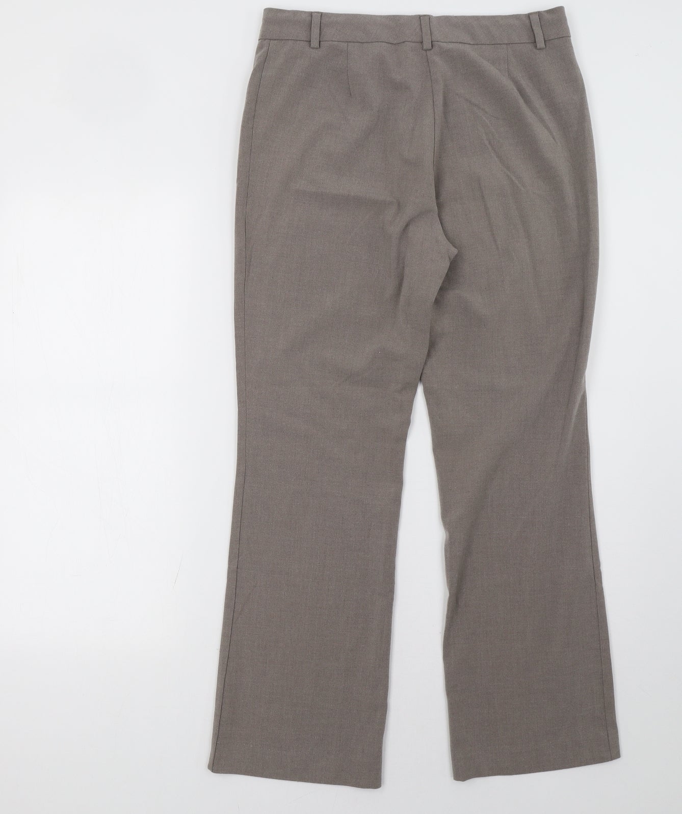 Womens UK Size 10 Marks and Spencer Regular Fit  Grey Trousers