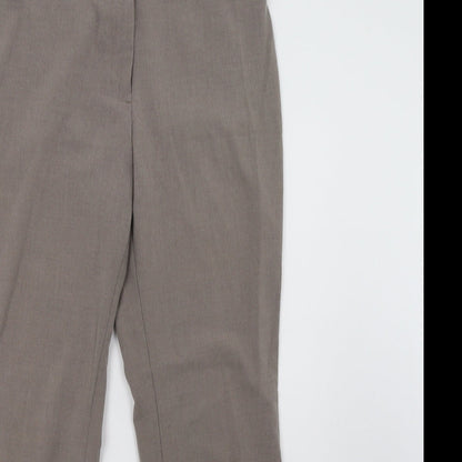 Womens UK Size 10 Marks and Spencer Regular Fit  Grey Trousers