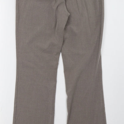 Womens UK Size 10 Marks and Spencer Regular Fit  Grey Trousers