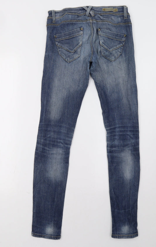Womens UK Size 28 Terranova Regular Fit Straight Blue Jeans