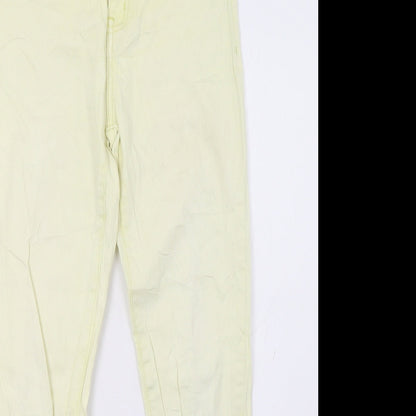 mohiti Womens Yellow   Straight Jeans Size 30 L30 in