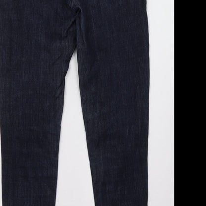 Mango Womens Blue   Straight Jeans Size 32 L28 in