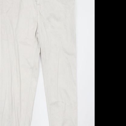 Womens UK Size 32 goodies Regular Fit Straight White Jeans