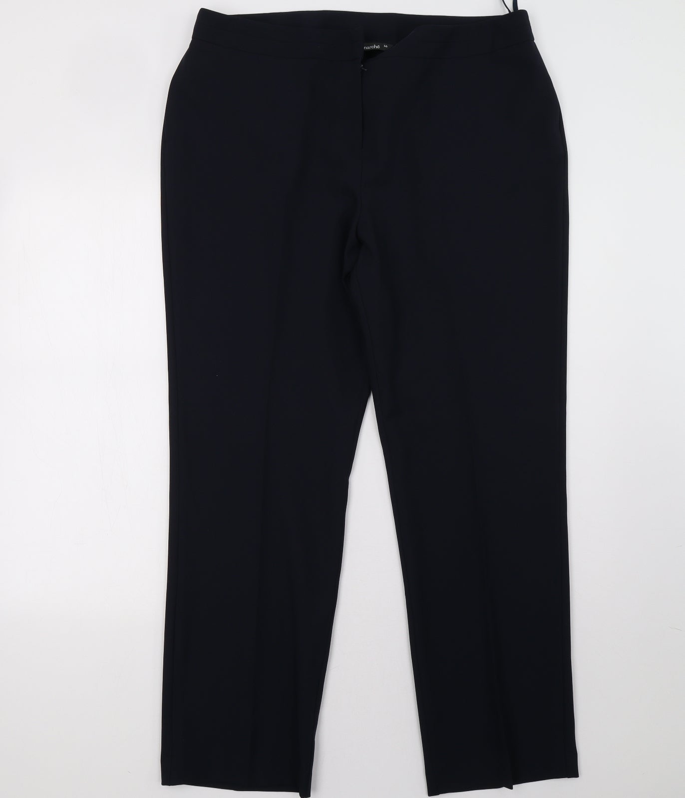 Womens UK Size 16 bonmarch Regular Fit  Blue Trousers