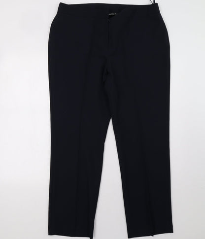 Womens UK Size 16 bonmarch Regular Fit  Blue Trousers
