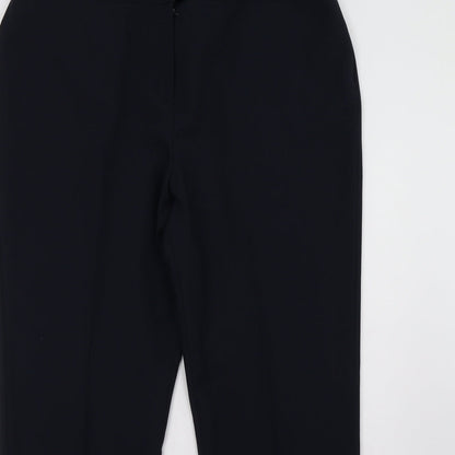 Womens UK Size 16 bonmarch Regular Fit  Blue Trousers