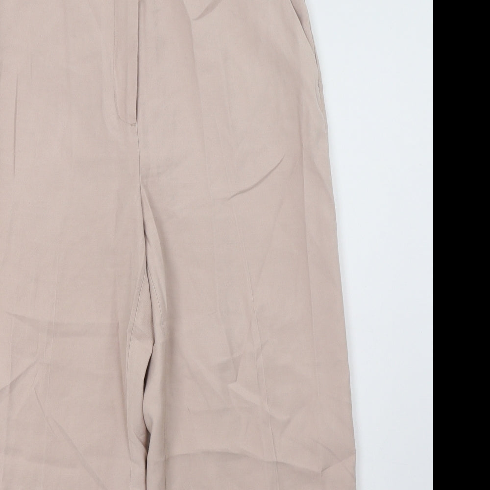Womens UK Size 10 H&M Regular Fit  Pink Trousers