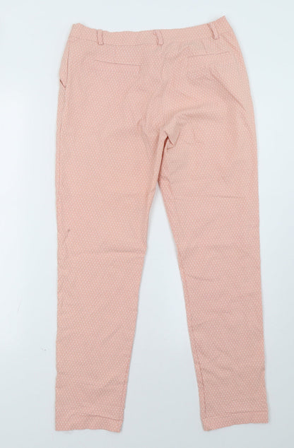 Womens UK Size 30 Preworn Regular Fit  Pink Trousers
