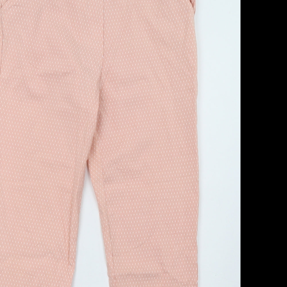 Womens UK Size 30 Preworn Regular Fit  Pink Trousers