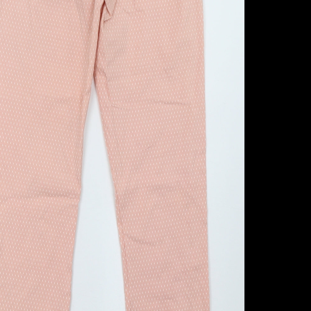 Womens UK Size 30 Preworn Regular Fit  Pink Trousers