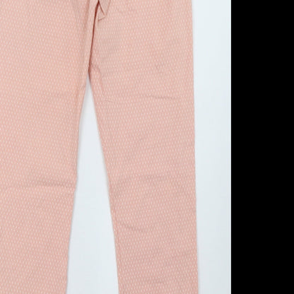 Womens UK Size 30 Preworn Regular Fit  Pink Trousers