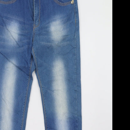 moon girl Womens Blue   Straight Jeans Size 12 L30 in