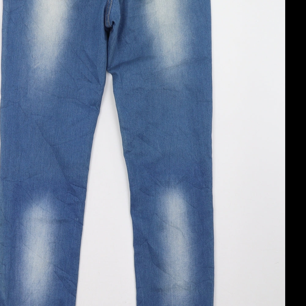 moon girl Womens Blue   Straight Jeans Size 12 L30 in
