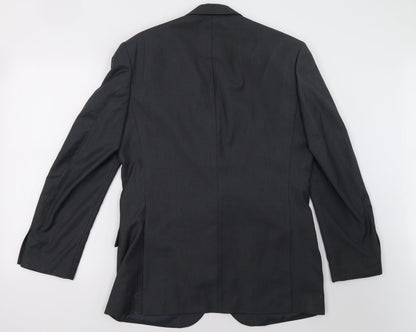 Mens UK Size 40 Burton Regular Grey Suit 3 Piece