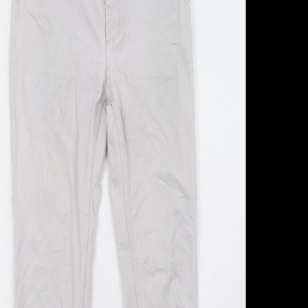 Womens UK Size 8 H&M Regular Fit Skinny Grey Jeans