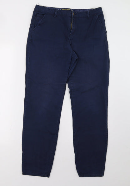 retro appearel Womens Blue   Trousers  Size 12 L31 in