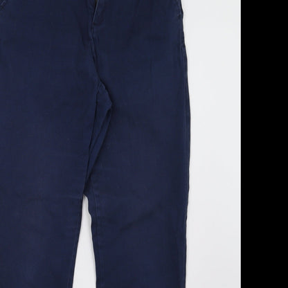 retro appearel Womens Blue   Trousers  Size 12 L31 in