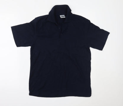 Uneek Mens Blue    Polo Size S