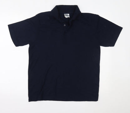 Uneek Mens Blue    Polo Size S