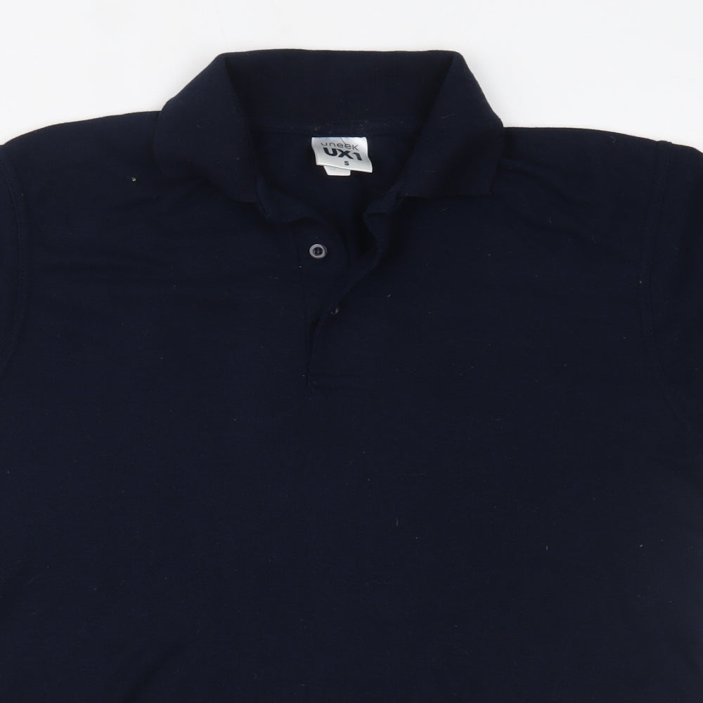 Uneek Mens Blue    Polo Size S