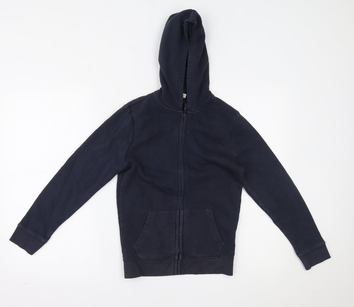 Additional front view of Tu boys’ blue jacket, size 10, years