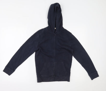 Additional front view of Tu boys’ blue jacket, size 10, years