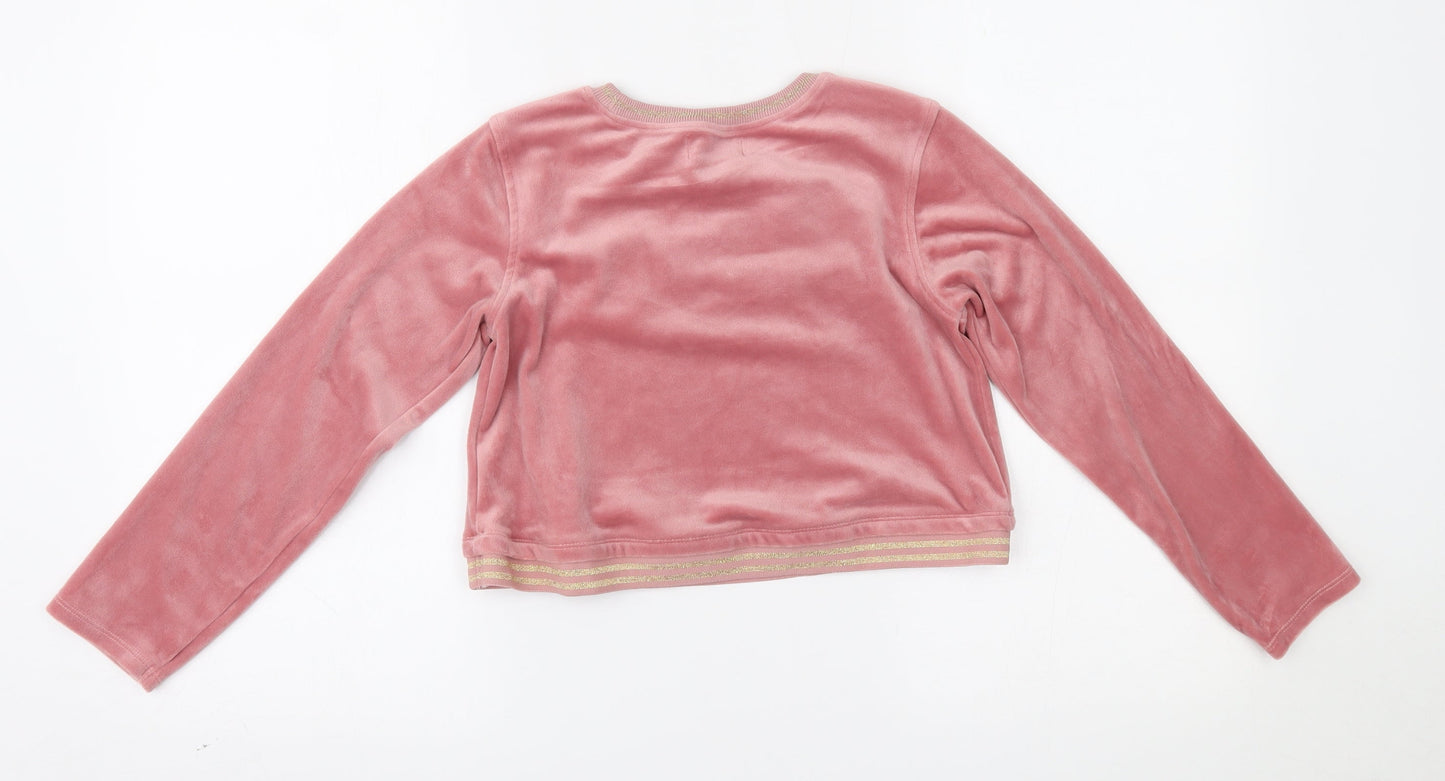 kids collection Girls Pink   Pullover Jumper Size 9-10 Years
