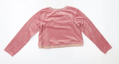 kids collection Girls Pink   Pullover Jumper Size 9-10 Years
