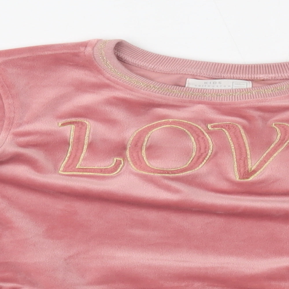 kids collection Girls Pink   Pullover Jumper Size 9-10 Years