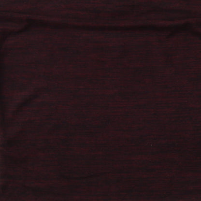 Brand and care label for F&F women’s red solid top pyjama top, size UK 10