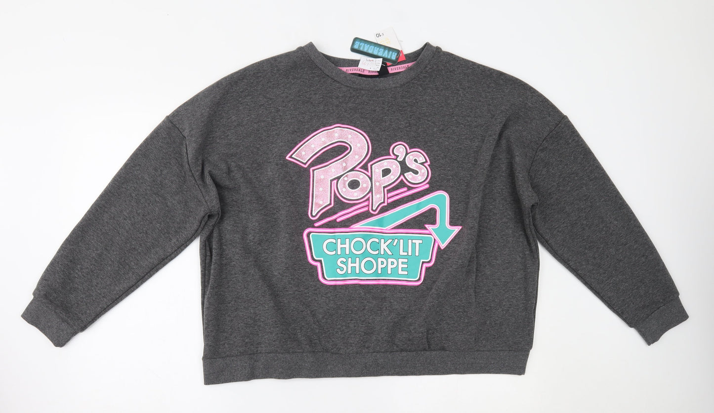 Primark Womens Grey   Pullover Jumper Size L