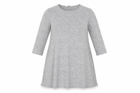 Front view of Tu women’s grey a-line, size UK 10