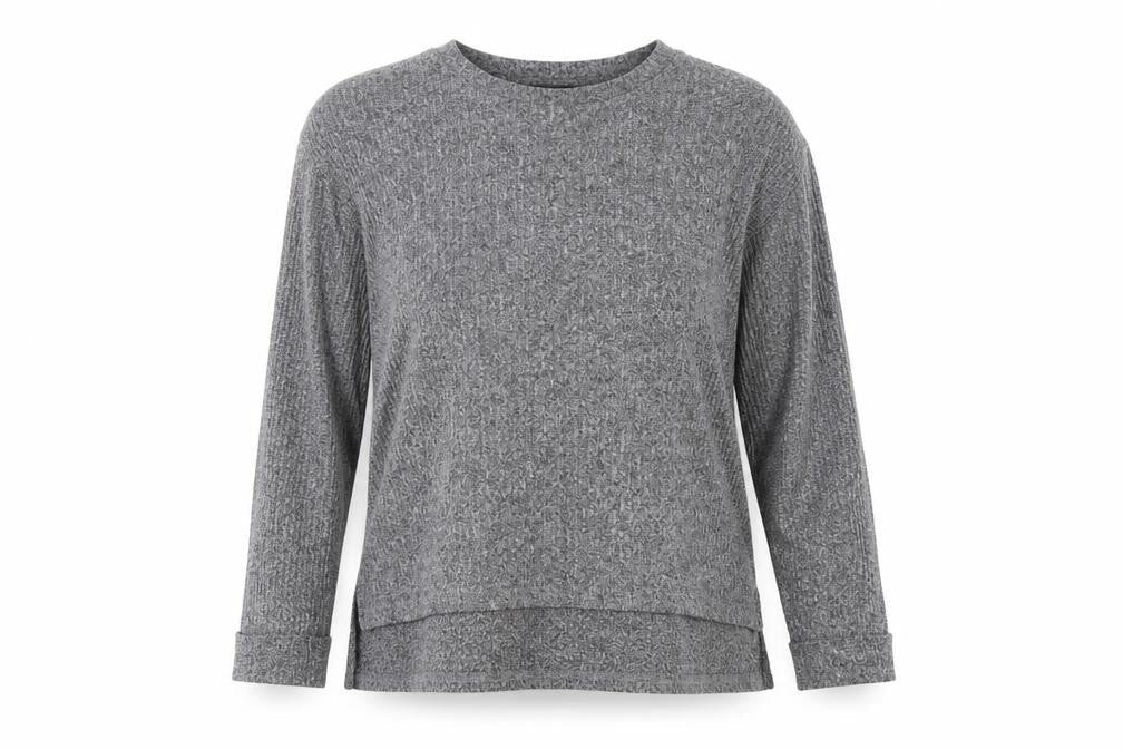 Womens UK Size M Primark Grey Basic Blouse
