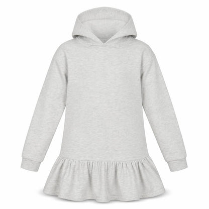 Front view of Very girls’ grey pullover hoodie, size 12, years