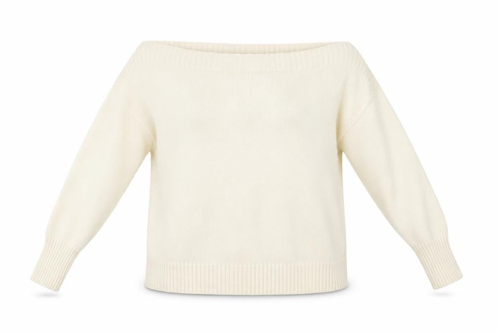 Womens UK Size M Peppercorn Ivory Basic Blouse