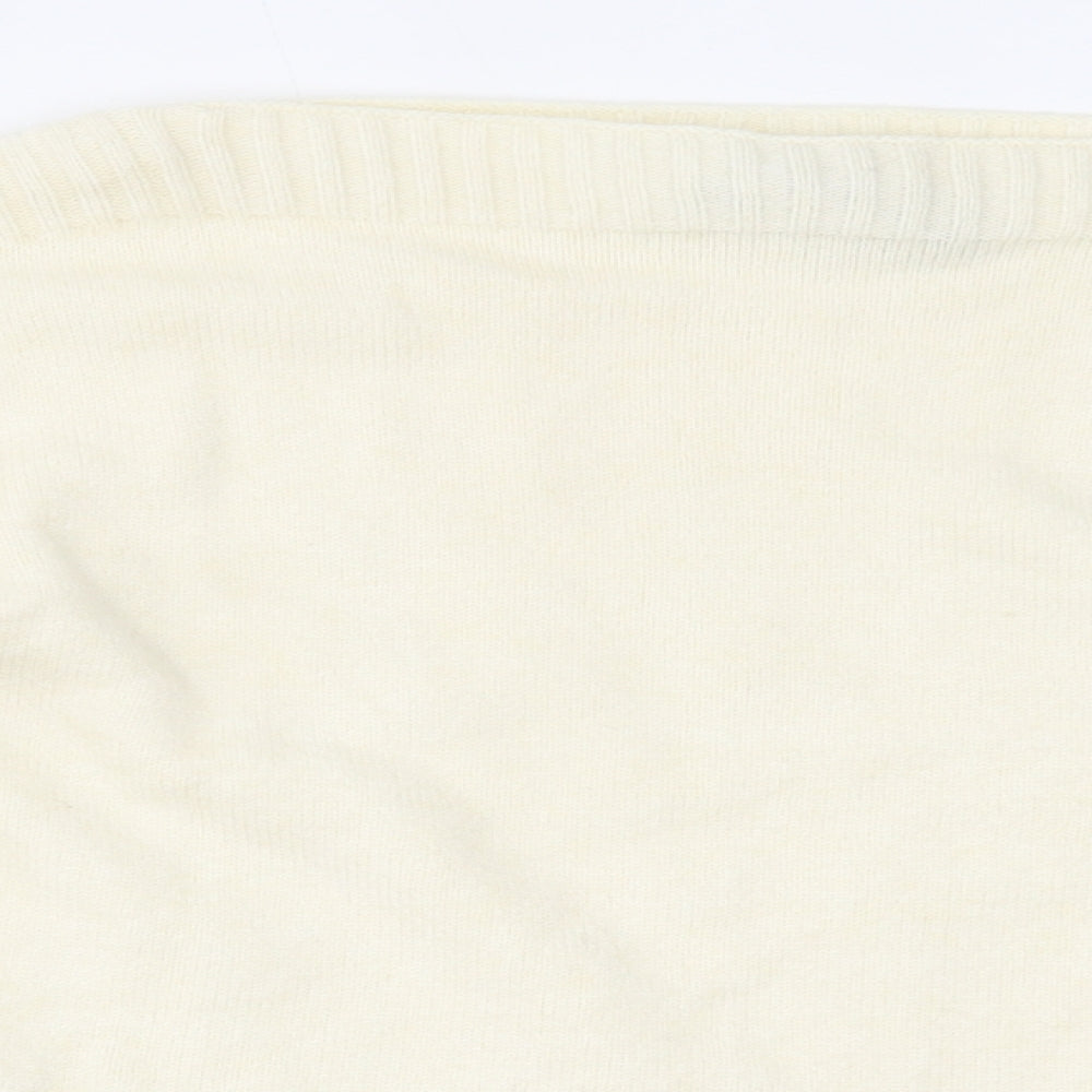 Womens UK Size M Peppercorn Ivory Basic Blouse