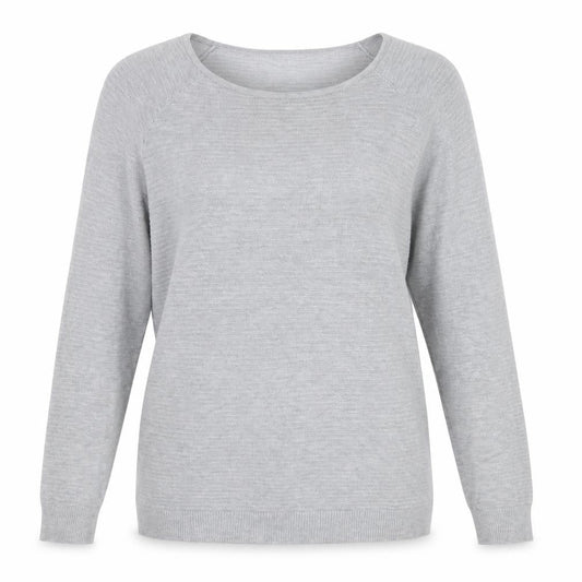Womens UK Size 14 Avenue Grey Basic Blouse