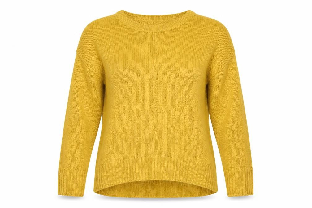 Womens UK Size S New Look Yellow Pullover Jumper