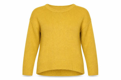 Womens UK Size S New Look Yellow Pullover Jumper