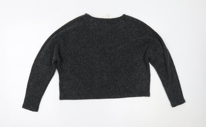 Womens UK Size XS H&M Grey Pullover Jumper
