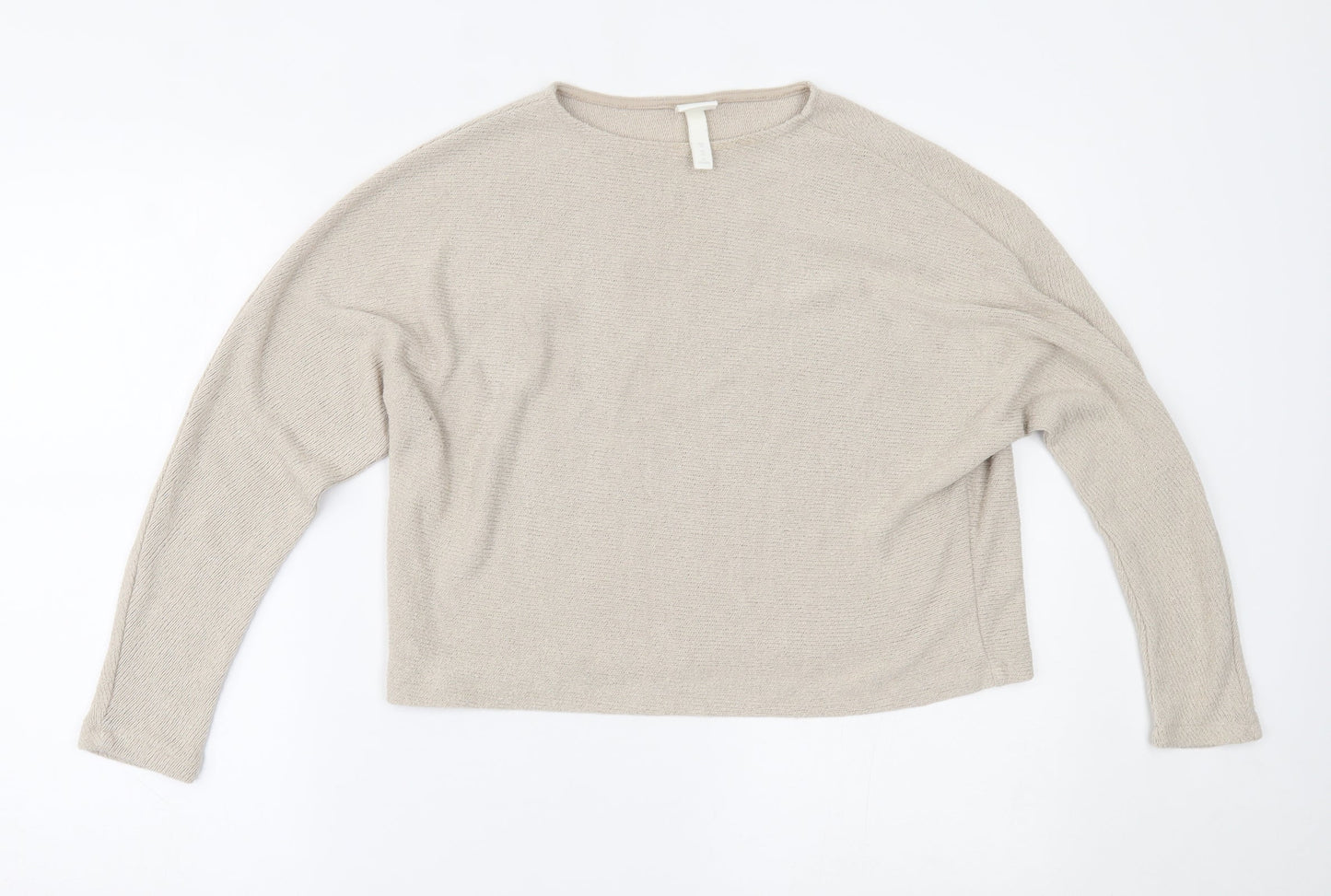 Womens UK Size XS H&M Ivory Basic Blouse