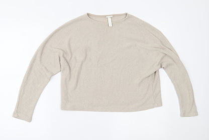 Womens UK Size XS H&M Ivory Basic Blouse