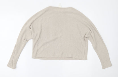 Womens UK Size XS H&M Ivory Basic Blouse
