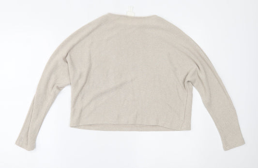 Womens UK Size XS H&M Ivory Basic Blouse