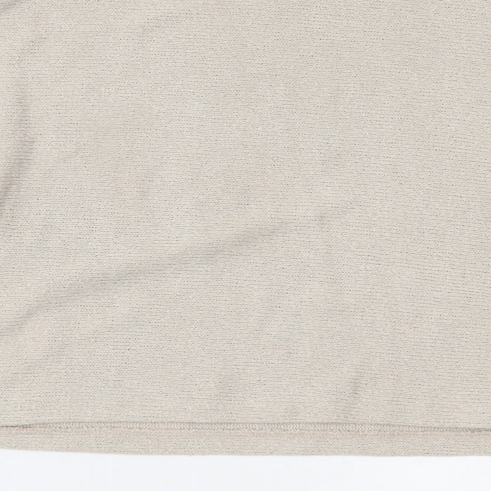 Womens UK Size XS H&M Ivory Basic Blouse