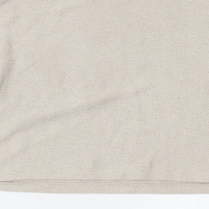 Womens UK Size XS H&M Ivory Basic Blouse