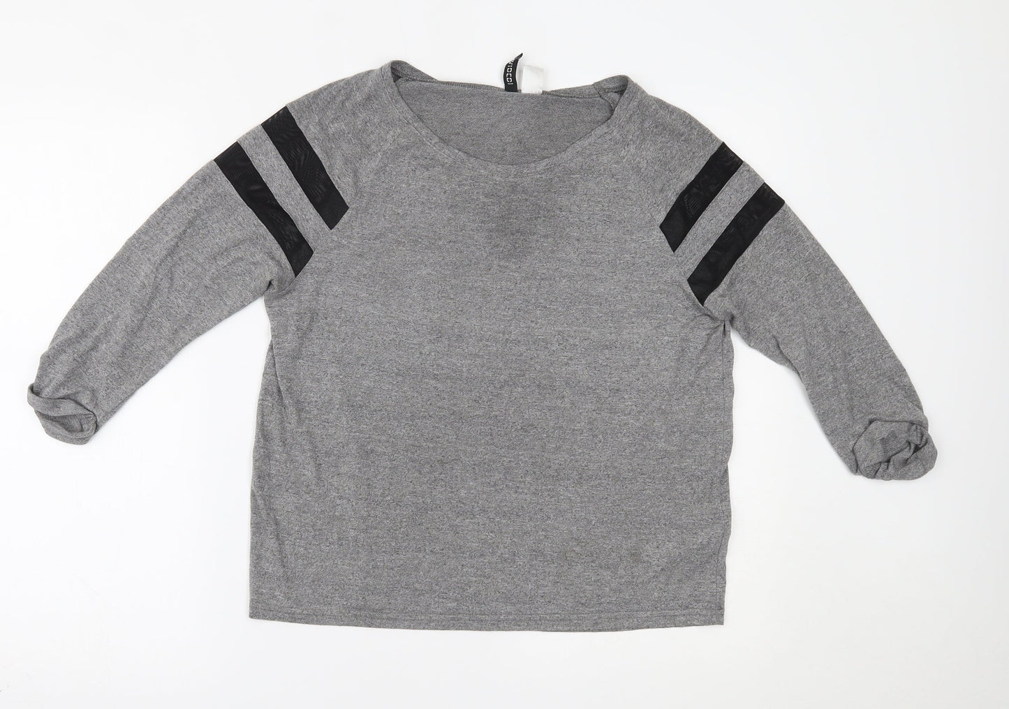Womens UK Size S H&M Grey Basic T-Shirt