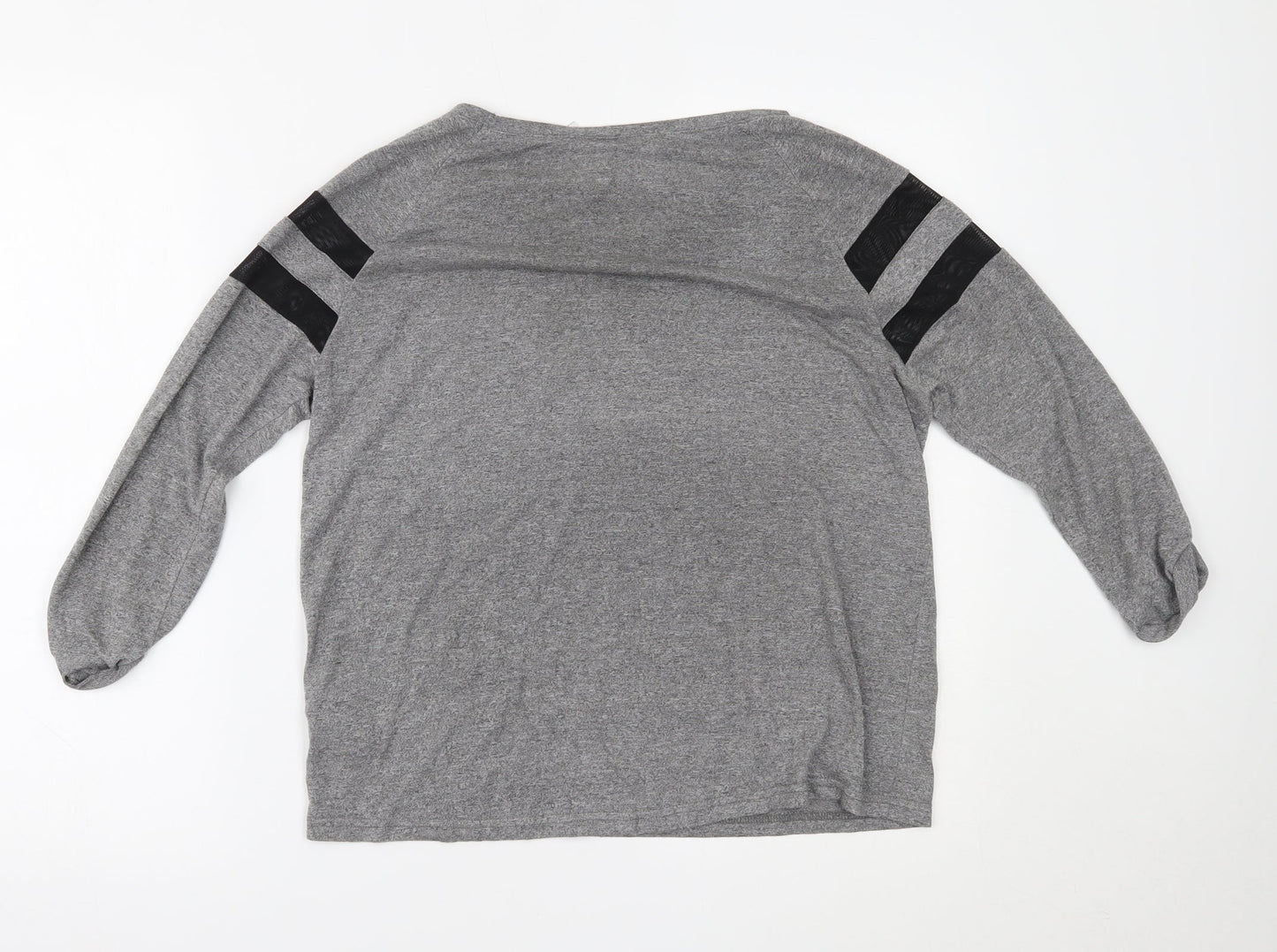 Womens UK Size S H&M Grey Basic T-Shirt